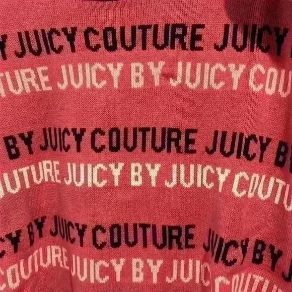 Juicy Couture Sweater size XL Pink Y2K style NWT - Picture 5 of 7